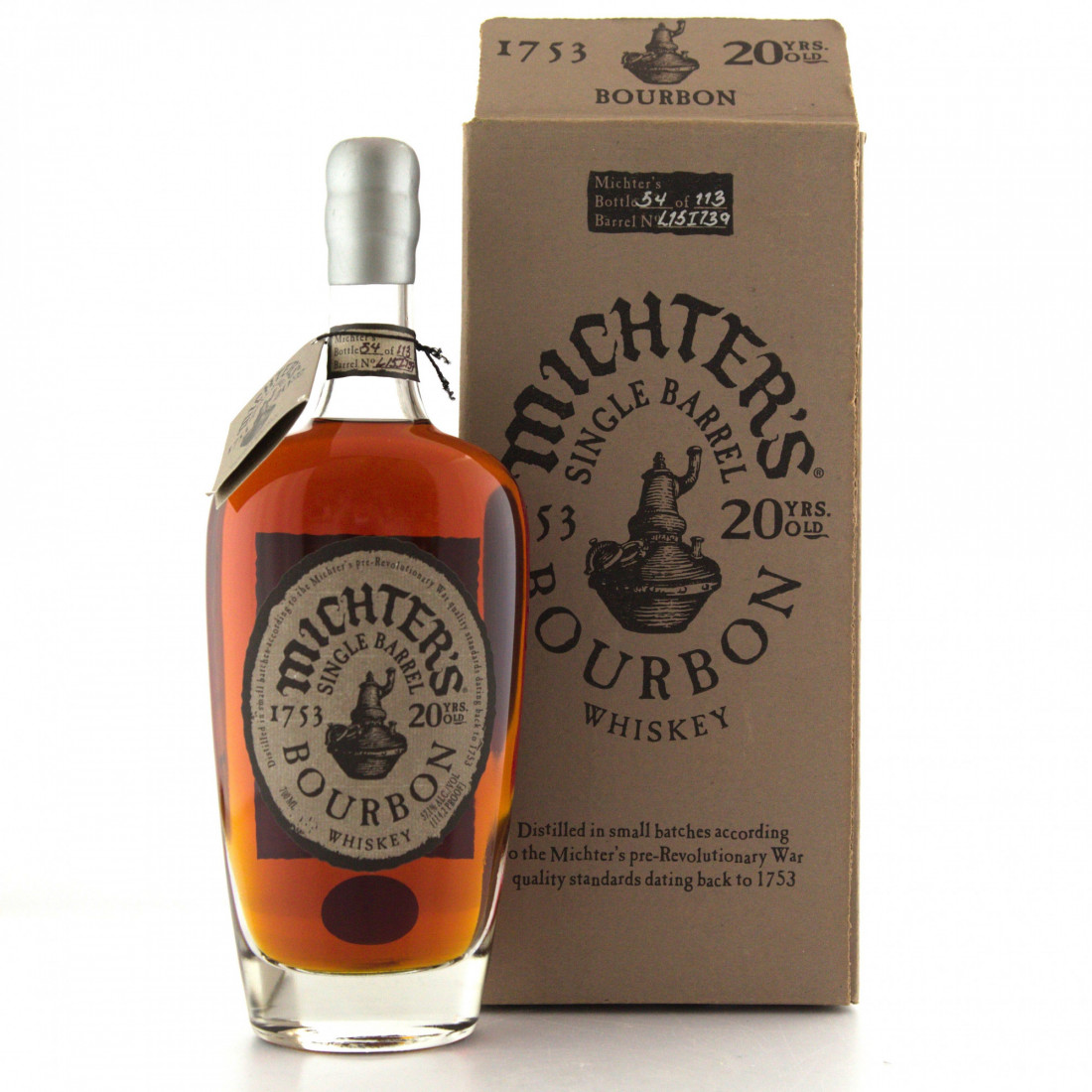 Michter’s 20 Year Old Single Barrel Kentucky Straight Bourbon Whiskey